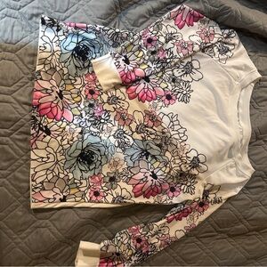 Floral Long Sleeve Women's Top